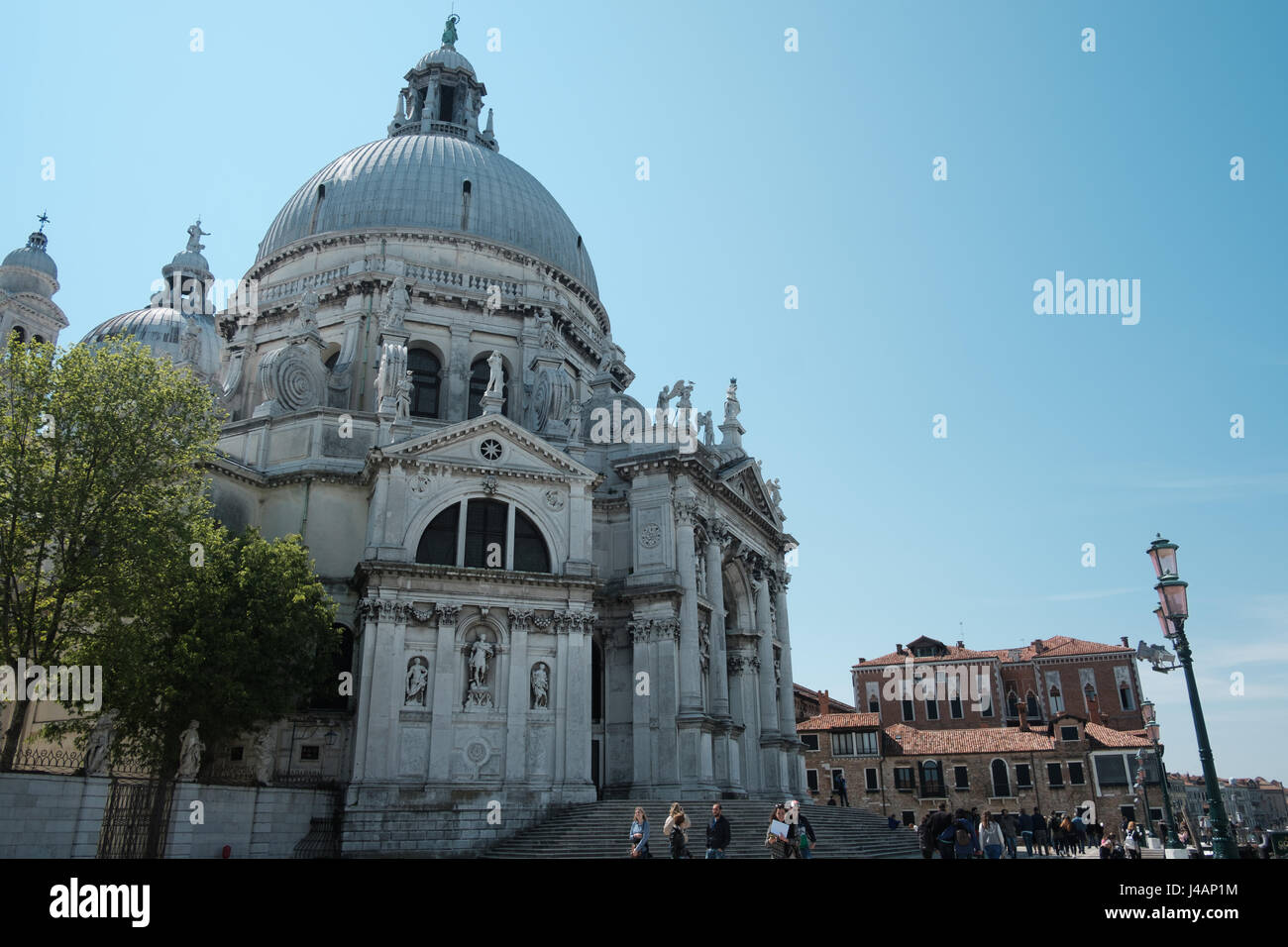 Basilica di Santa Maria della Salute in Venedig Stockfoto