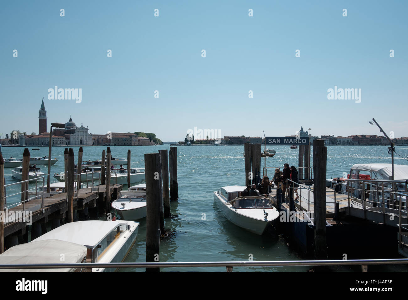 Canal grande in Venedig Stockfoto