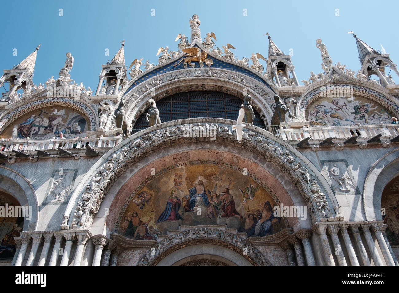 Markusdom, Basilica di San Marco in Venedig Italien Stockfoto