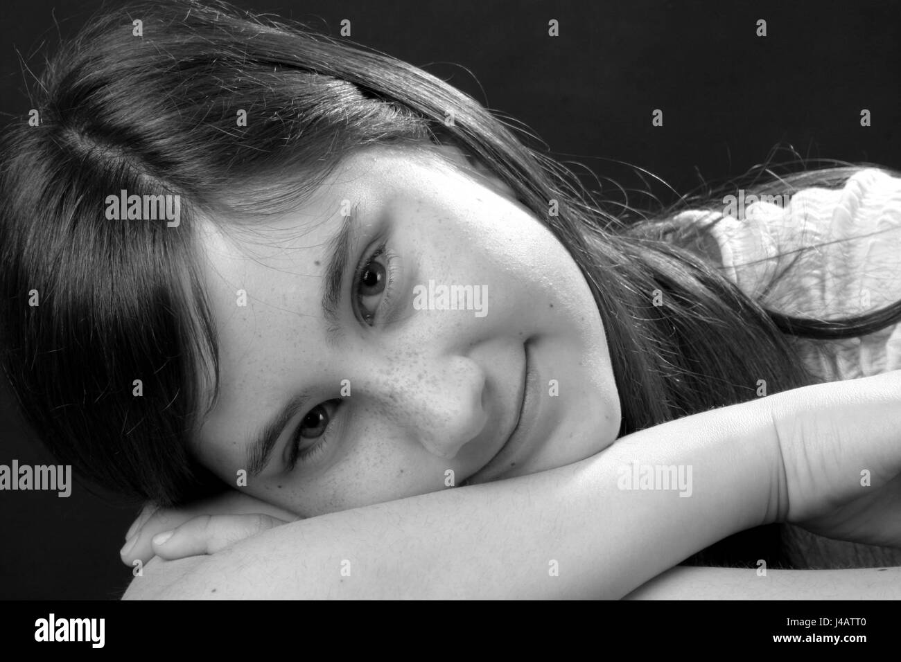 Lachen Lachen Lachen Twit kichern Lächeln Lächeln lachen lachend lächelnd Stockfoto