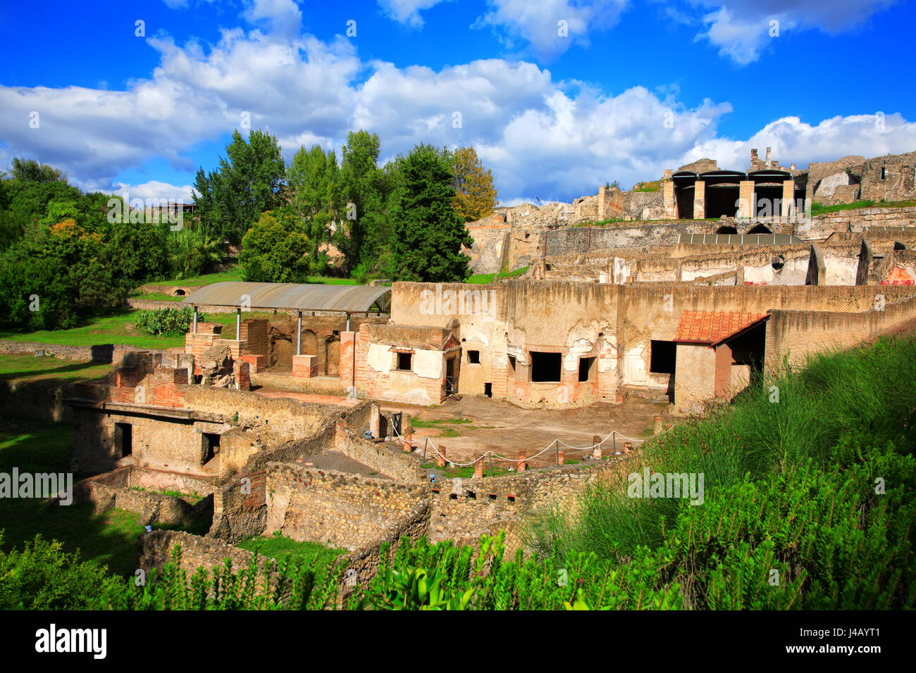 Ruinen von Pompeji, Kampanien, Italien. Stockfoto