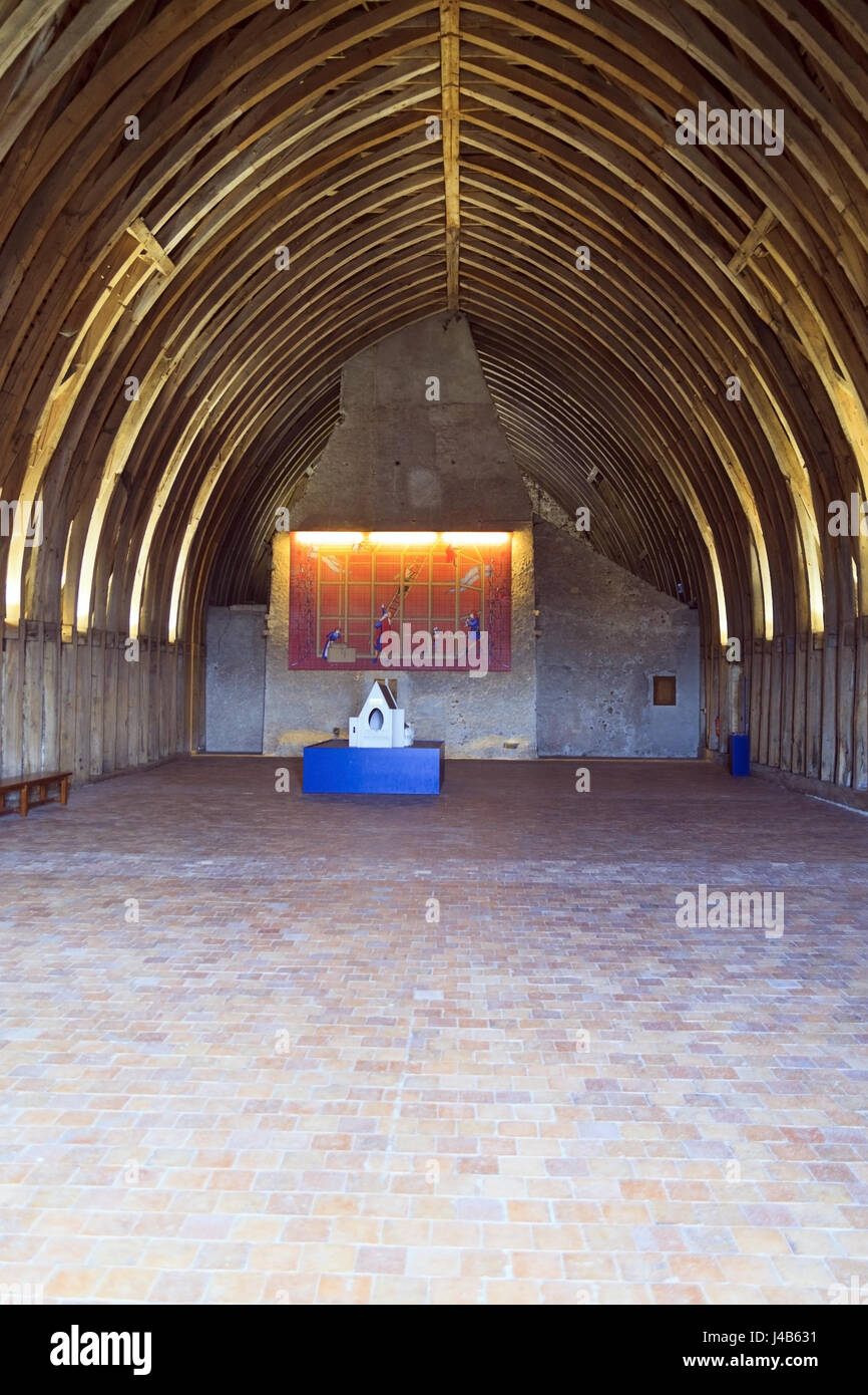 Die Dachfläche in Château de Sully im Loire-Tal, Frankreich Stockfoto