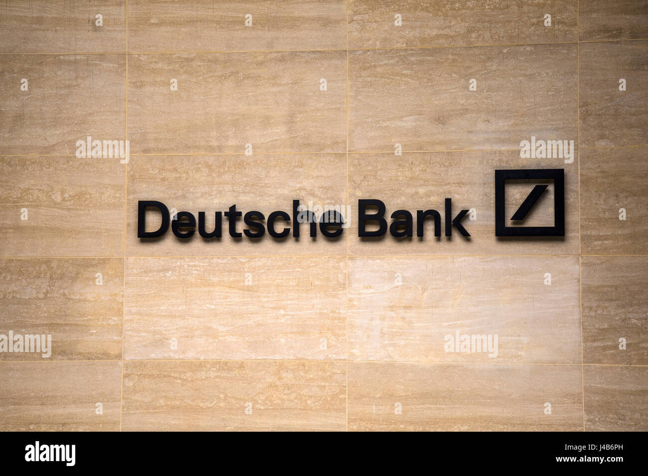 Deutsche Bank, Great Winchester Street, London Stockfoto