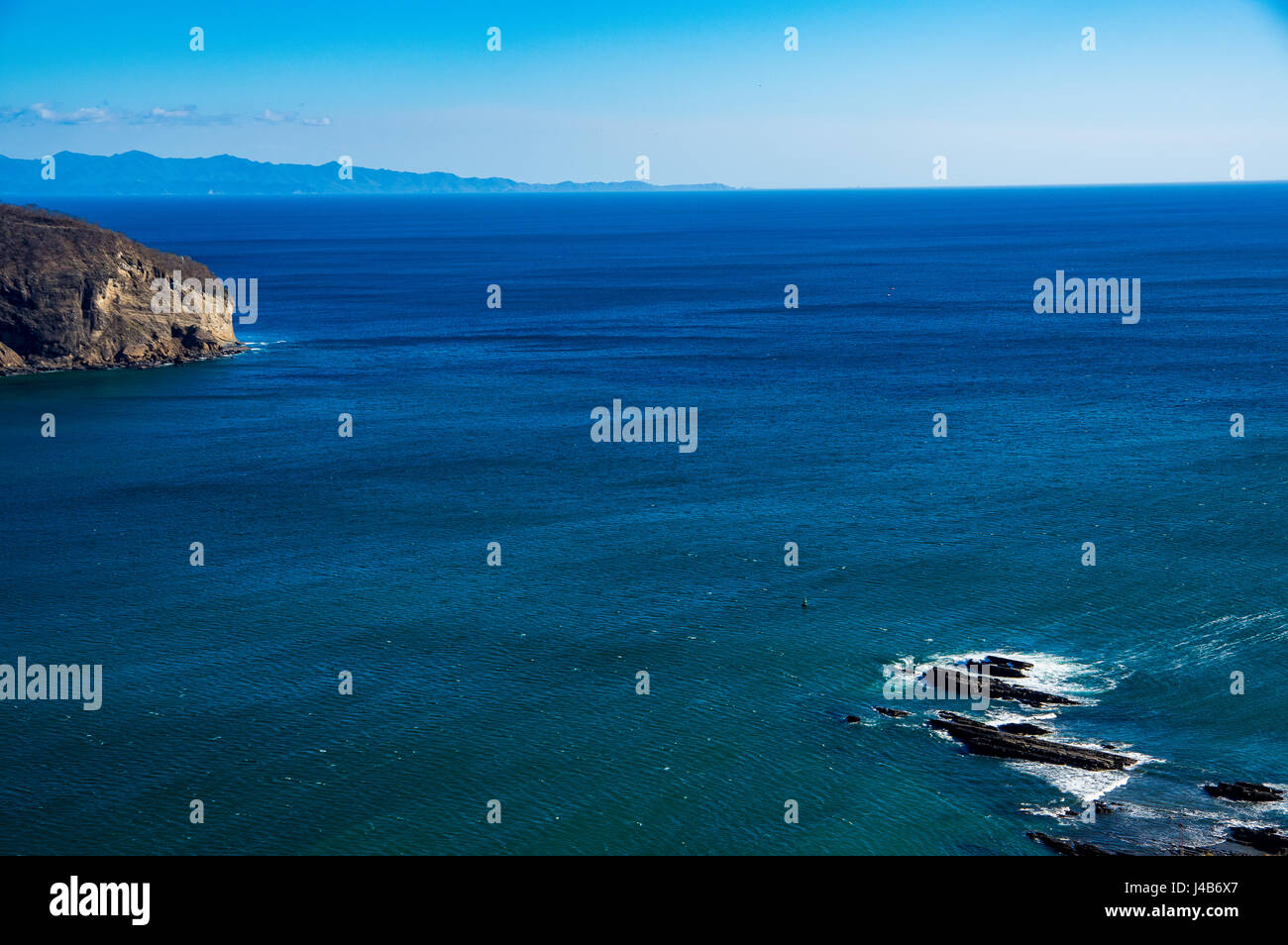 Ein Blick auf den Ozean in San Juan del Sur, Nicaragua Stockfoto