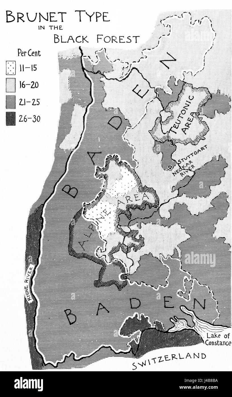 Der Hair Color Index in Central West Europe, wie in PSM V50 D795 dokumentiert, bietet eine Analyse der Haarfarbverteilung und -Trends in dieser Region. Dieser Index hilft, die genetischen und Umweltfaktoren zu verstehen, die die Haarfarbe in verschiedenen Populationen in Mittelwesteuropa beeinflussen. Stockfoto