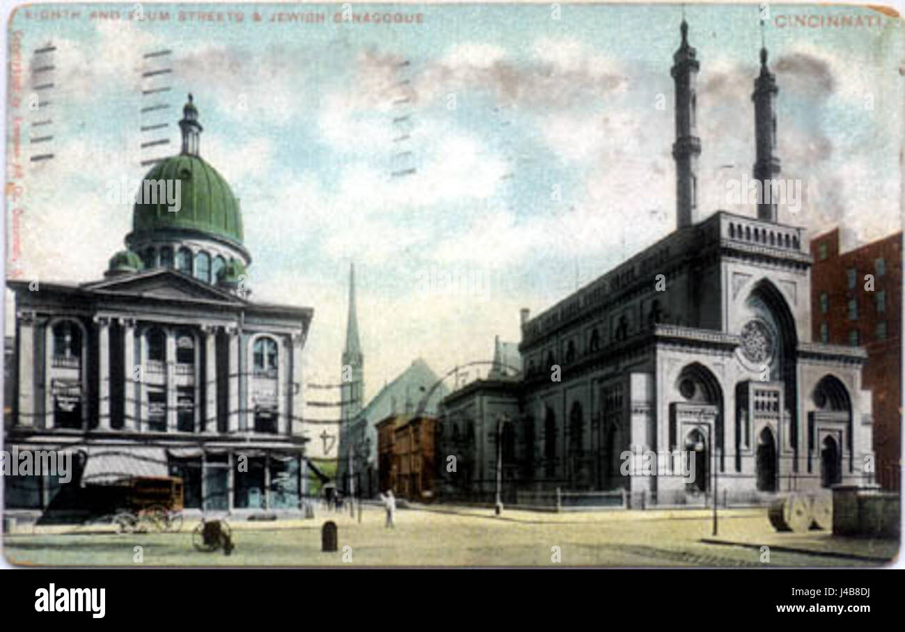 Plum Straße Tempel zu Beginn des 20. Jahrhunderts 2 Stockfoto