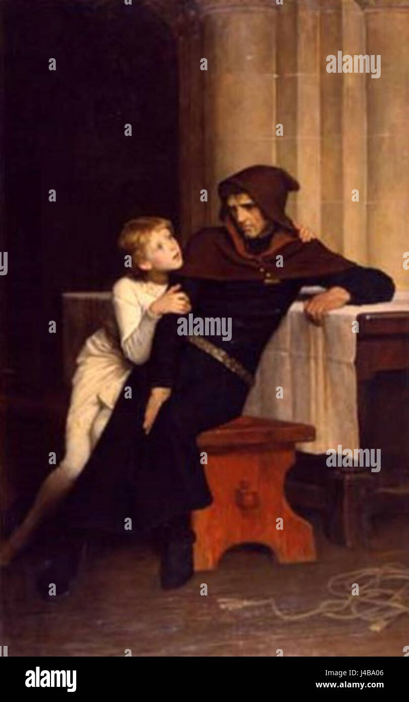 Prinz Arthur und hubert Stockfoto