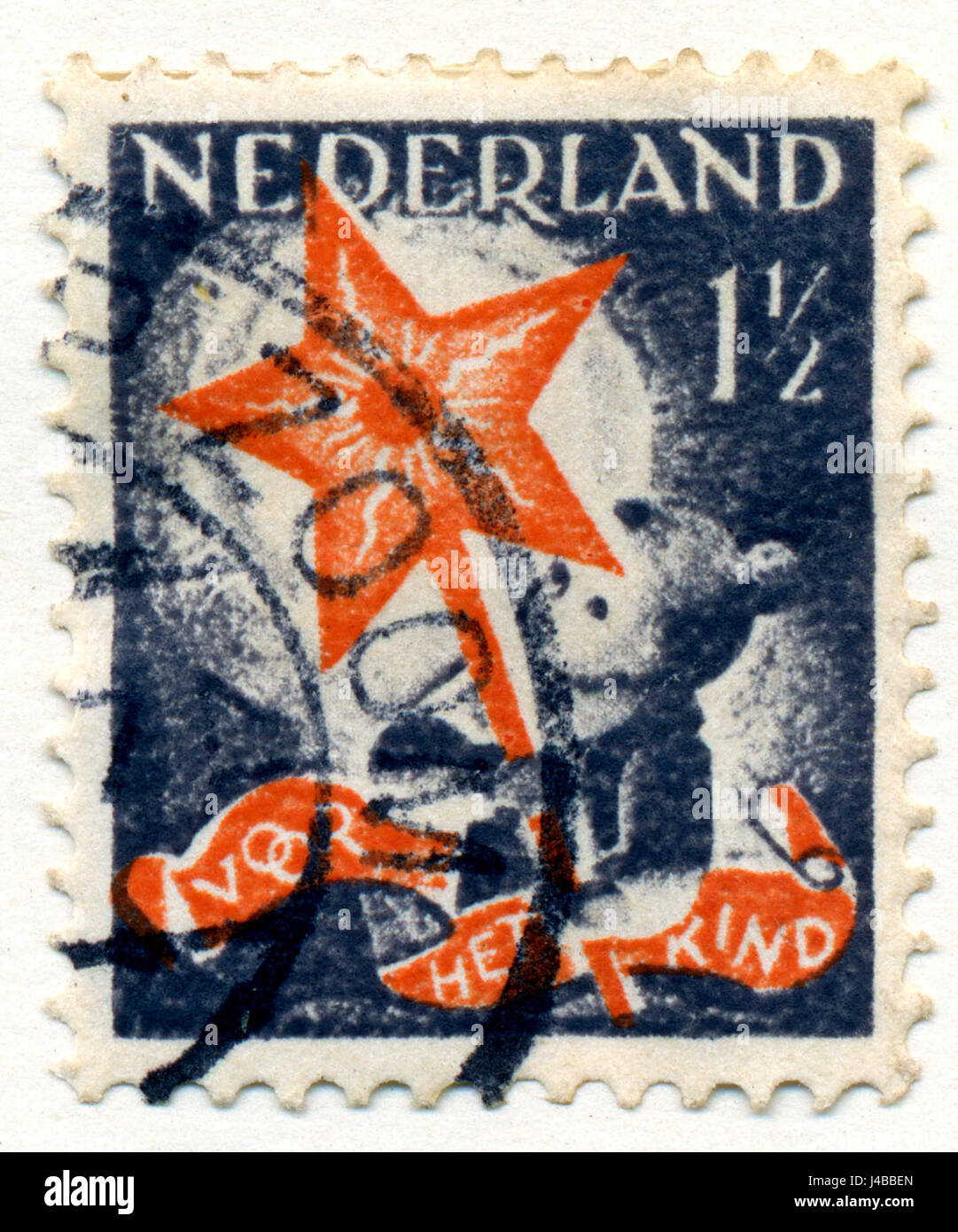 Postzegel 1933 Voor Het Art 1cent Stockfoto