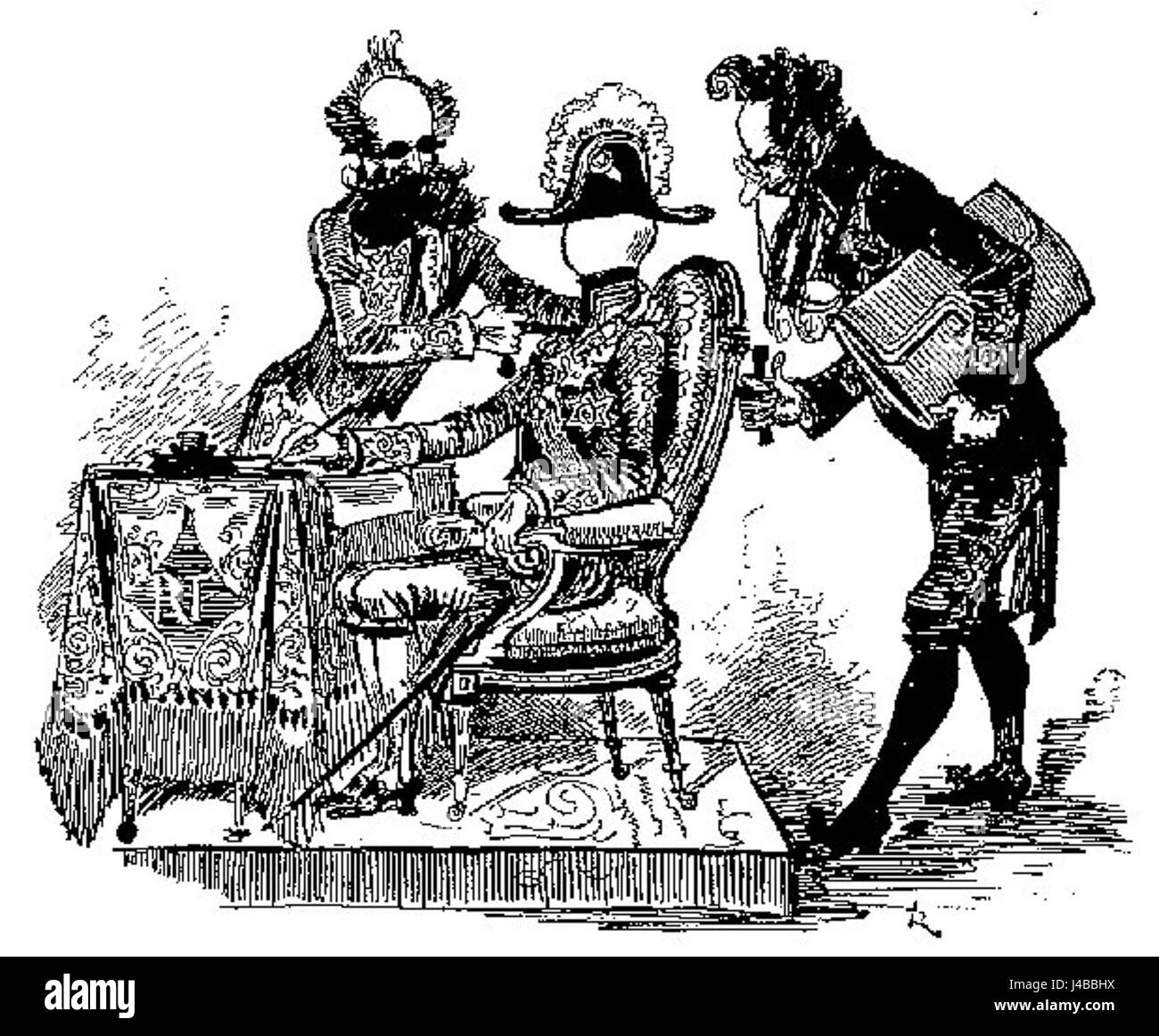 Robida Vingtieme Siecle p391 1 Stockfoto