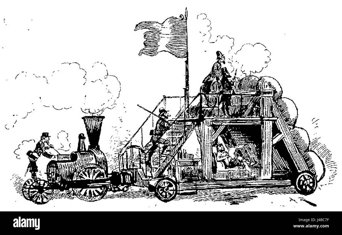 Robida Vingtieme Siecle p357 1 Stockfoto