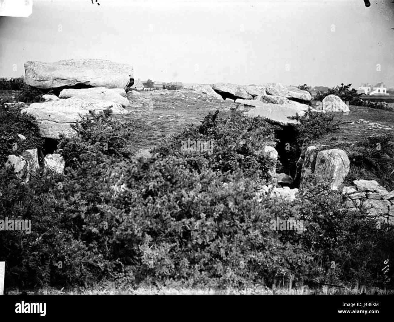 Plouharnel Tumulus de Rondossec Le Rouzic Stockfoto