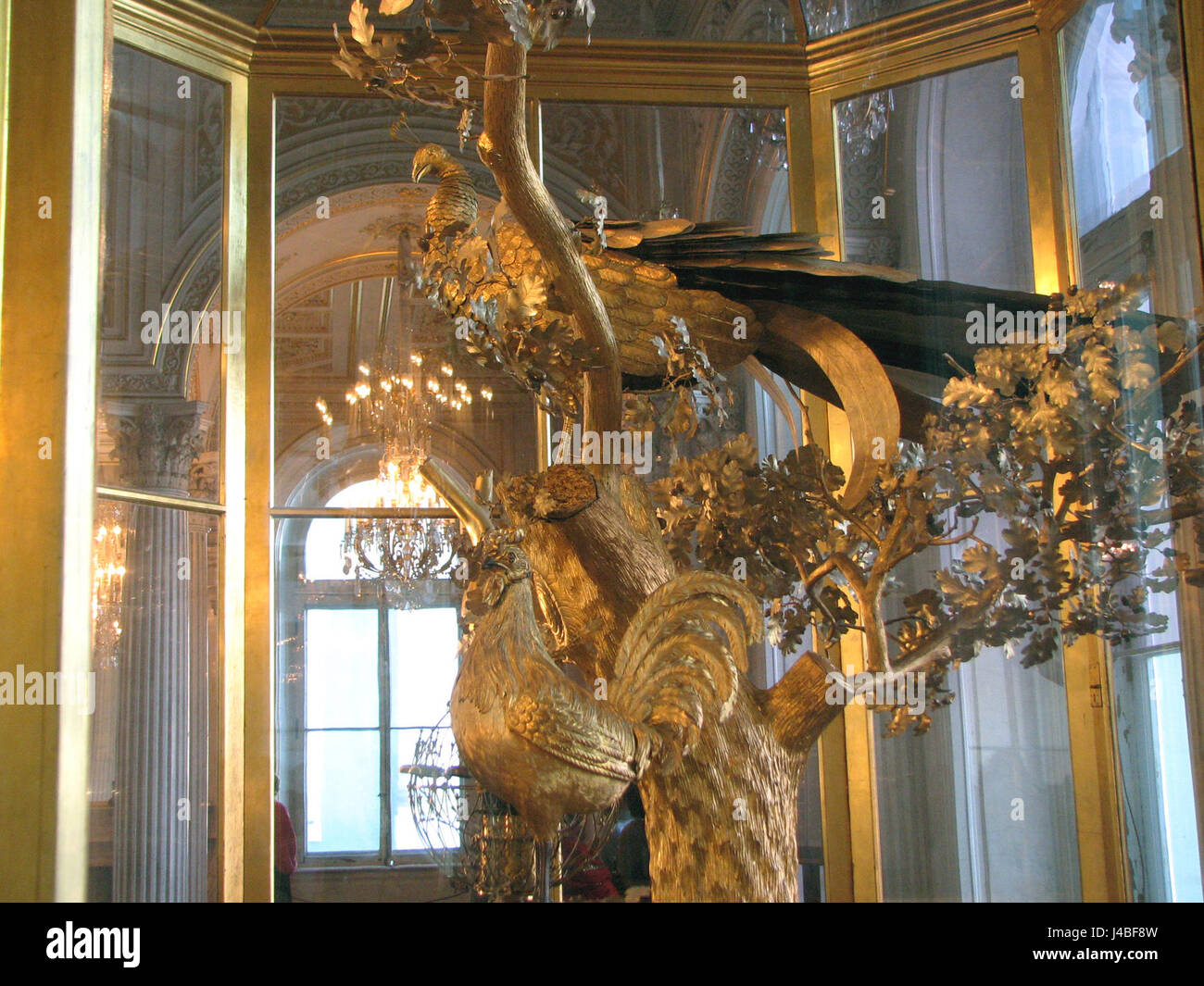 Peacock Uhr 01 Stockfoto