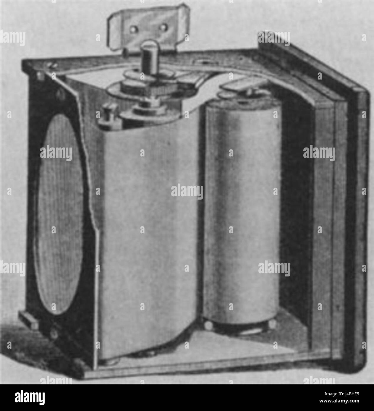 Roll-Halter-Mechanismus im ersten Kodak-Kamera Stockfoto Roll-Halter-Mechanismus im ersten Kodak-Kamera Stockfoto