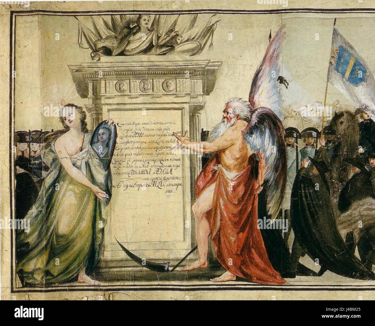 Peter III. von Russland Bestattung det01 Stockfoto