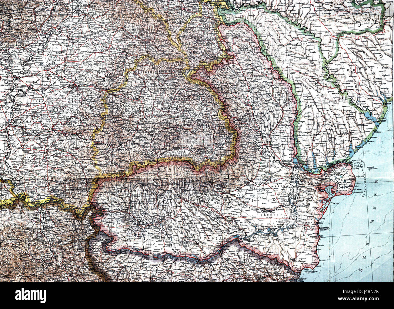 Rumänien 1913 1916 Stockfoto