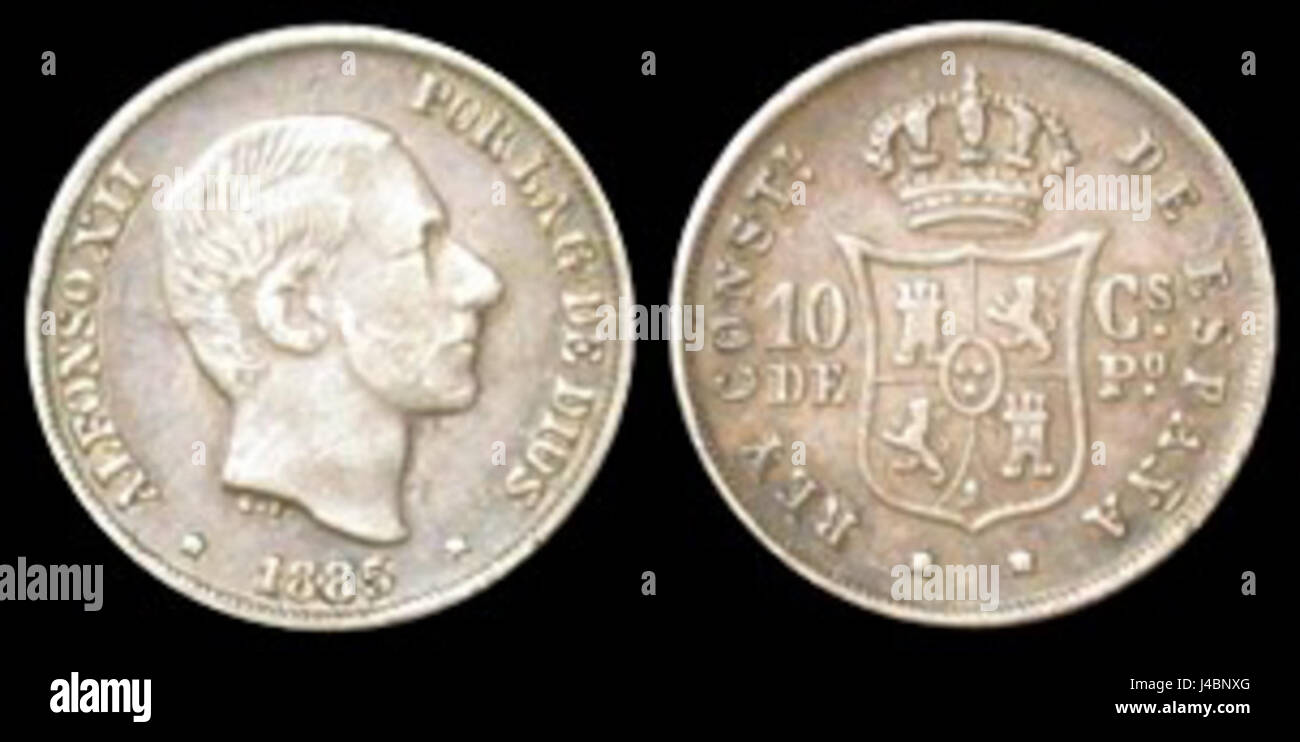 PHL 10 Céntimos Stockfoto