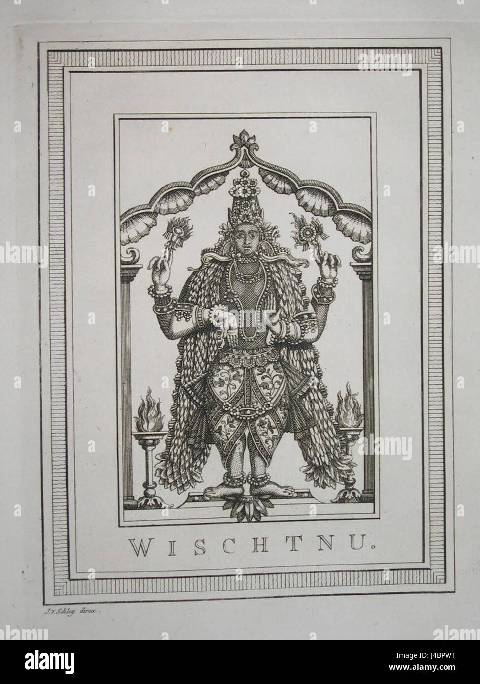 Prevost vishnu Stockfoto