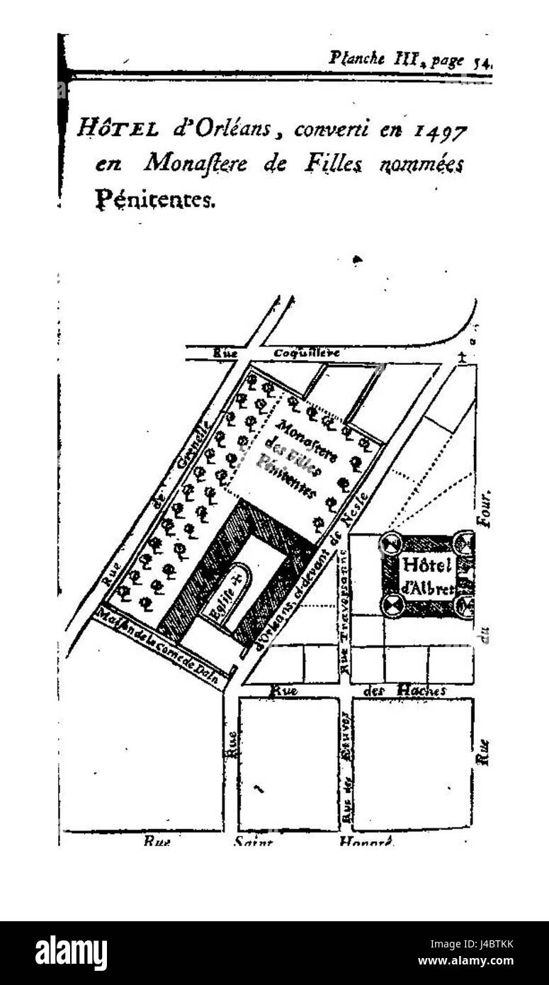 Hotel Plan de Soissons2 Stockfoto