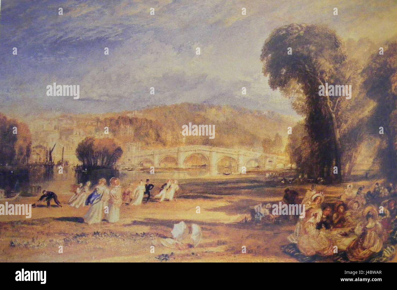 Richmond Bridge, 1808, J.M.W Turner Stockfoto