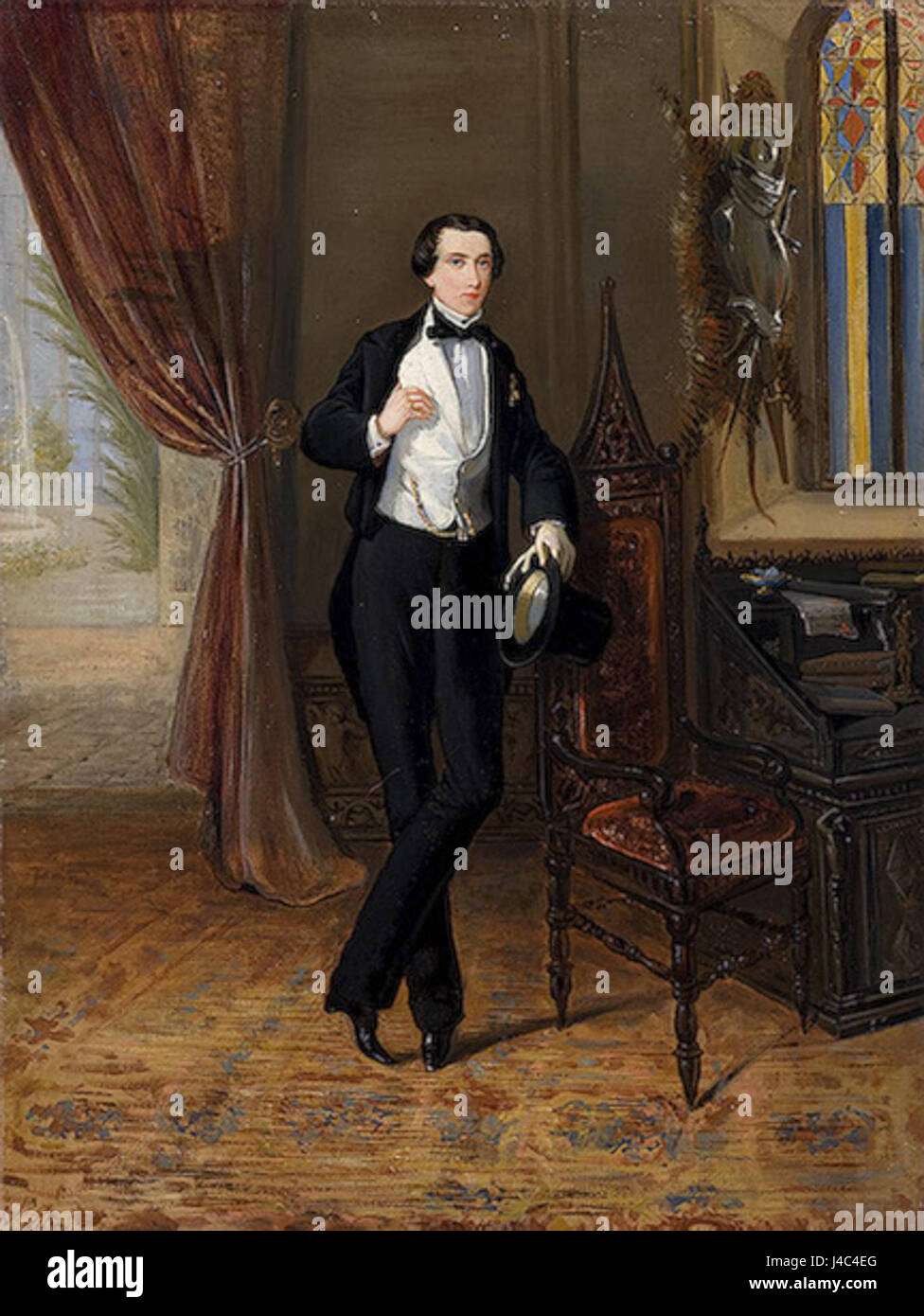 Prinz N.B. Yusupow war ein russischer Adliger, bekannt für sein aristokratisches Erbe und seine Verbindungen. Er spielte eine bedeutende Rolle in der russischen Geschichte im späten 19. Und frühen 20. Jahrhundert. Stockfoto