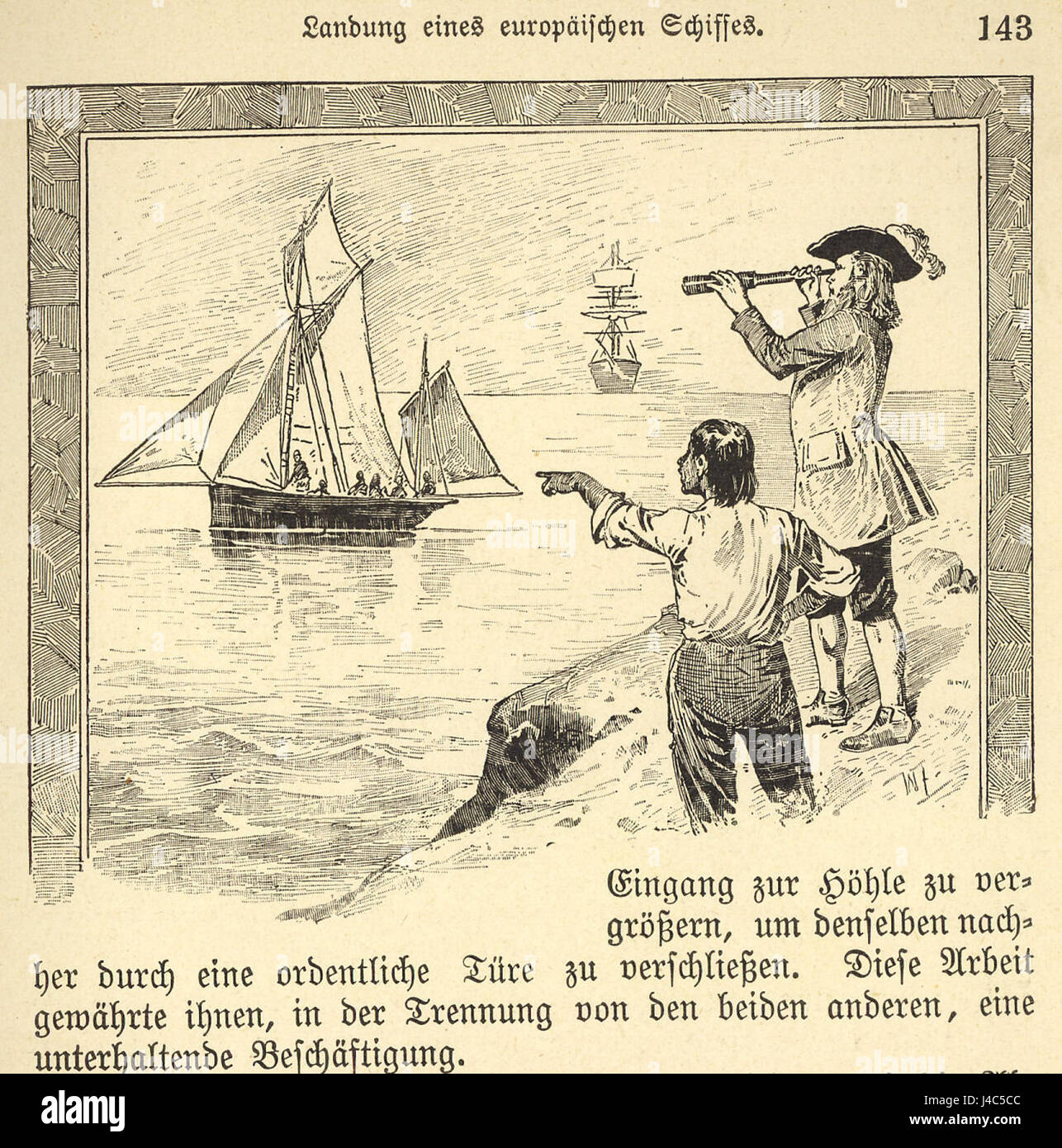 Robinson von Offterdinger Und Zweigle Kap 17 Stockfoto