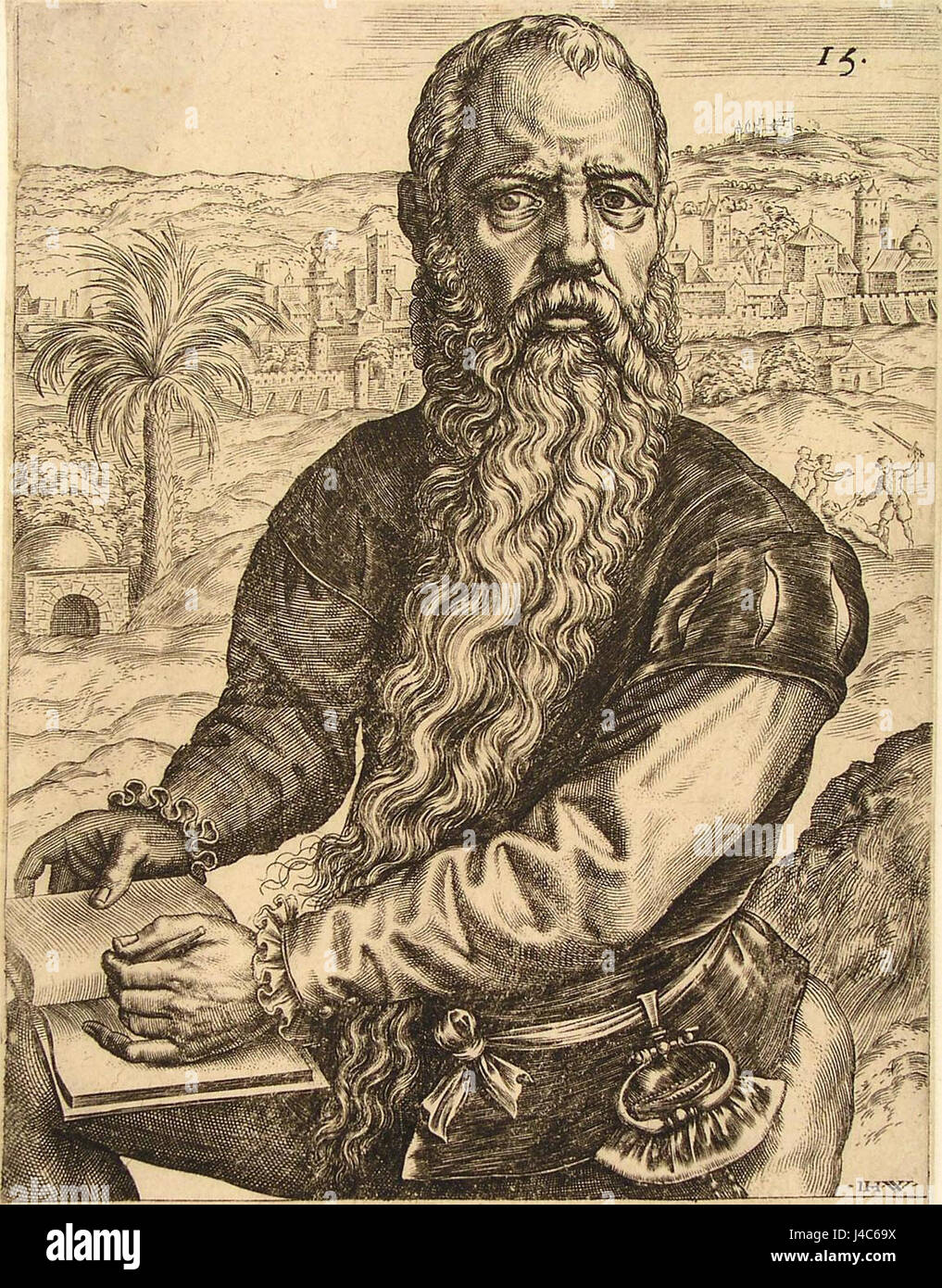 Porträt von Jan Cornelisz. Vermeyen 01 Stockfoto Porträt von Jan Cornelisz. Vermeyen 01 Stockfoto