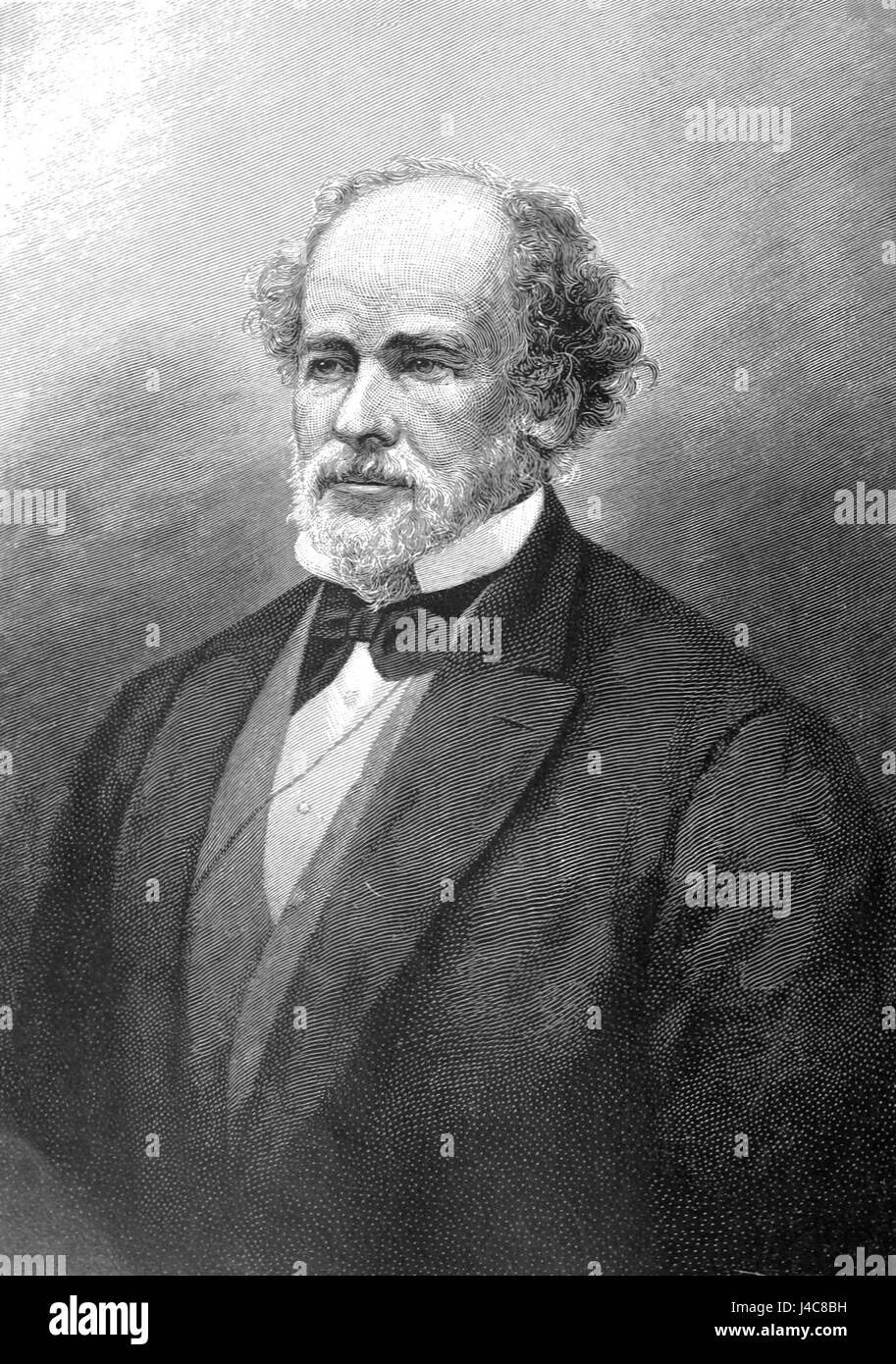 Matthew Fontaine Maury war ein bekannter amerikanischer Wissenschaftler und Ozeanograf, der für seine Beiträge zur Erforschung von Wind- und Meeresströmungen bekannt war. Dieser Titel bezieht sich wahrscheinlich auf eine Publikation über seine Arbeit im Proceedings of the Scientific Monthly. Stockfoto