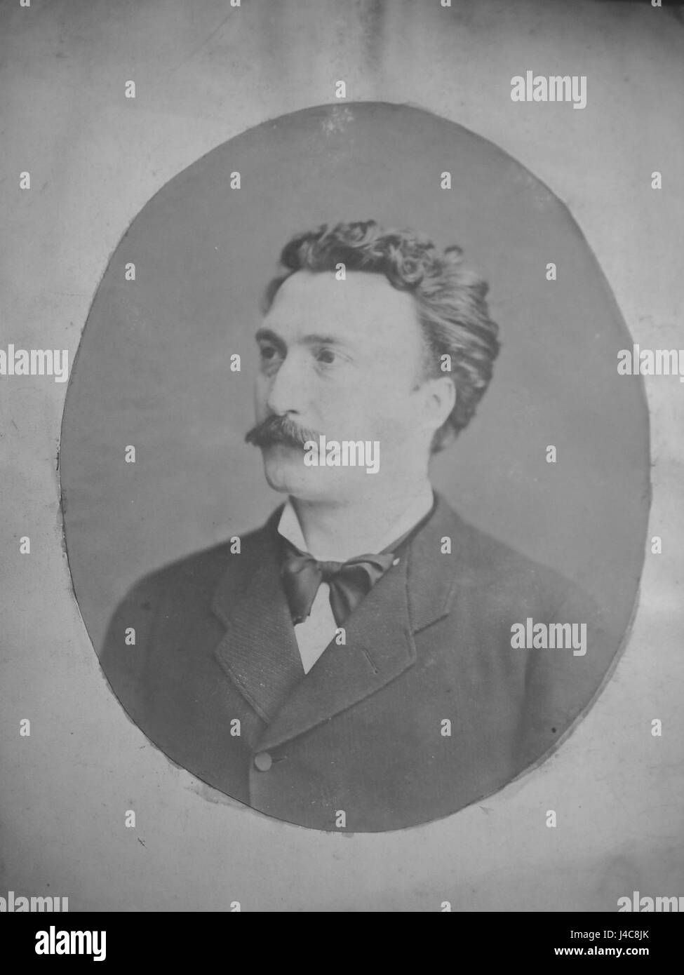 Ein Porträt von Ulysse du Wast, einer einflussreichen Figur, wahrscheinlich im europäischen Stil des 19. Jahrhunderts, die das Aussehen und die soziale Stellung der subjectâ einfängt. Stockfoto