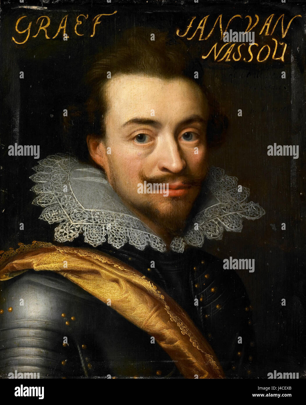 Portret van Jan de Jongere (1583 1638), Graaf van Nassau Siegen Rijksmuseum SK A 534 Stockfoto