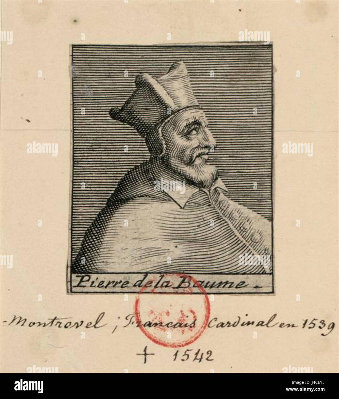 Pierre De La Baume (1477 1544) Stockfoto