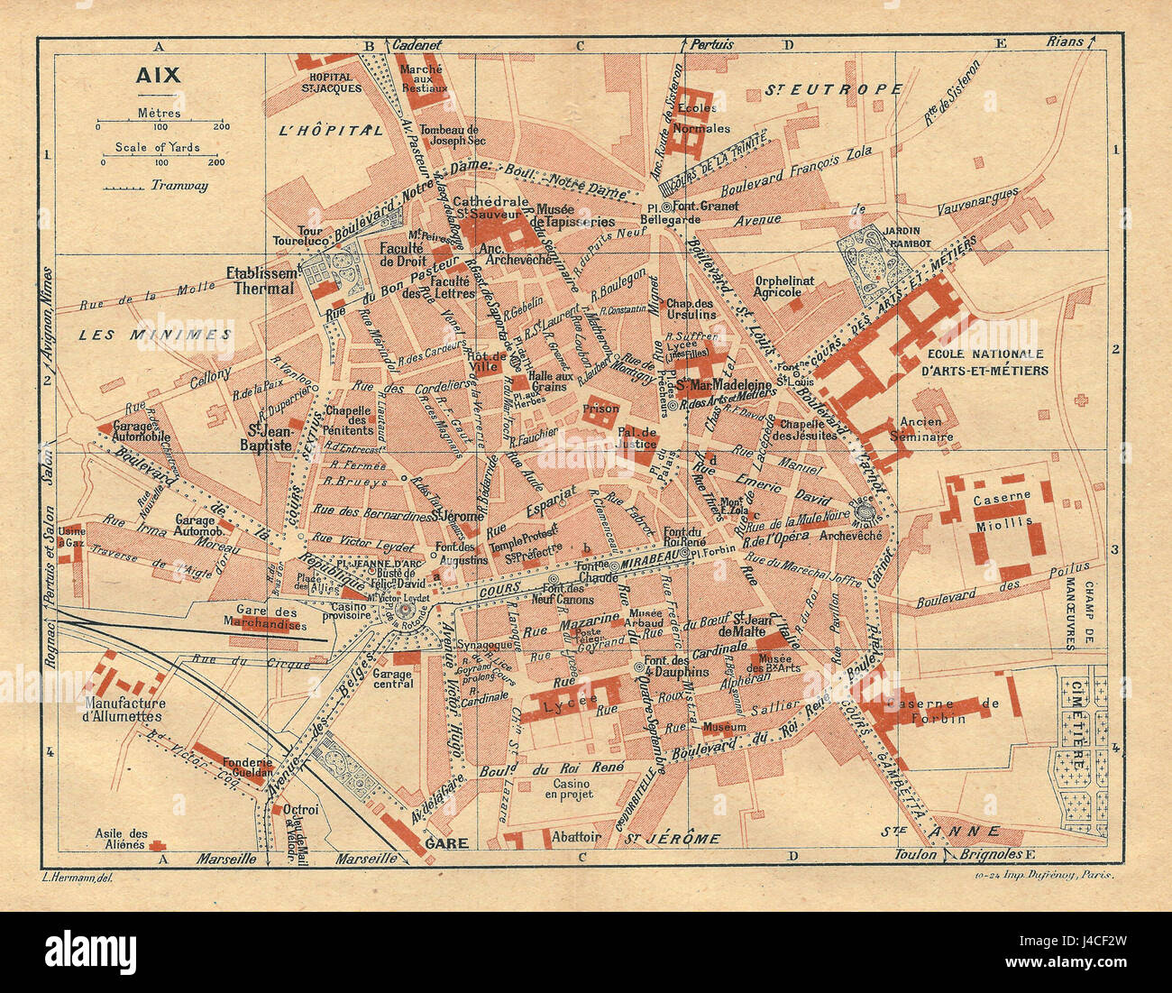 Aix en provence karte -Fotos und -Bildmaterial in hoher Auflösung – Alamy