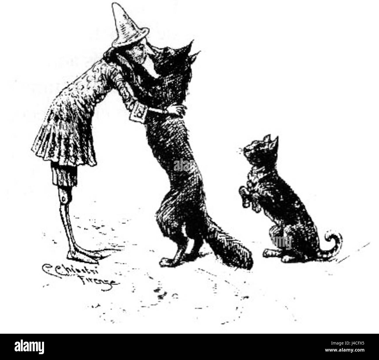 PinocchioChiostri4 Stockfoto