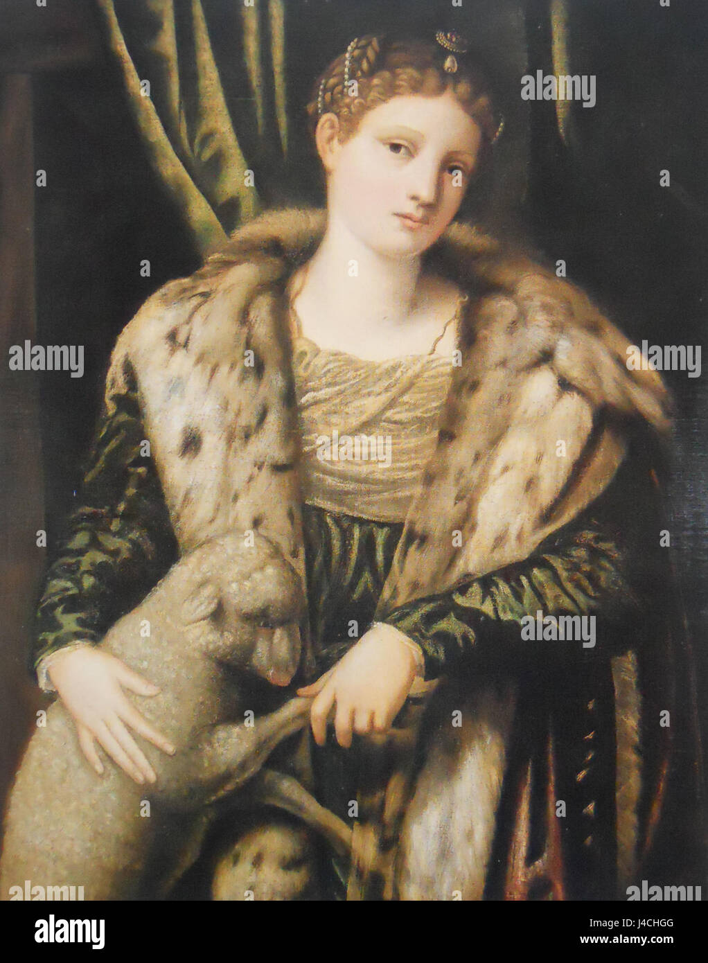 Ritratto di Donna kommen sant'Agnese Stockfoto