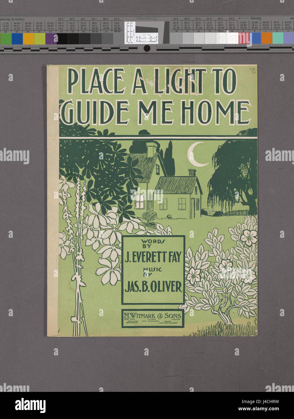 Platzieren Sie ein Licht, mich nach Hause (NYPL Hades 1932251 1995901) zu führen Stockfoto