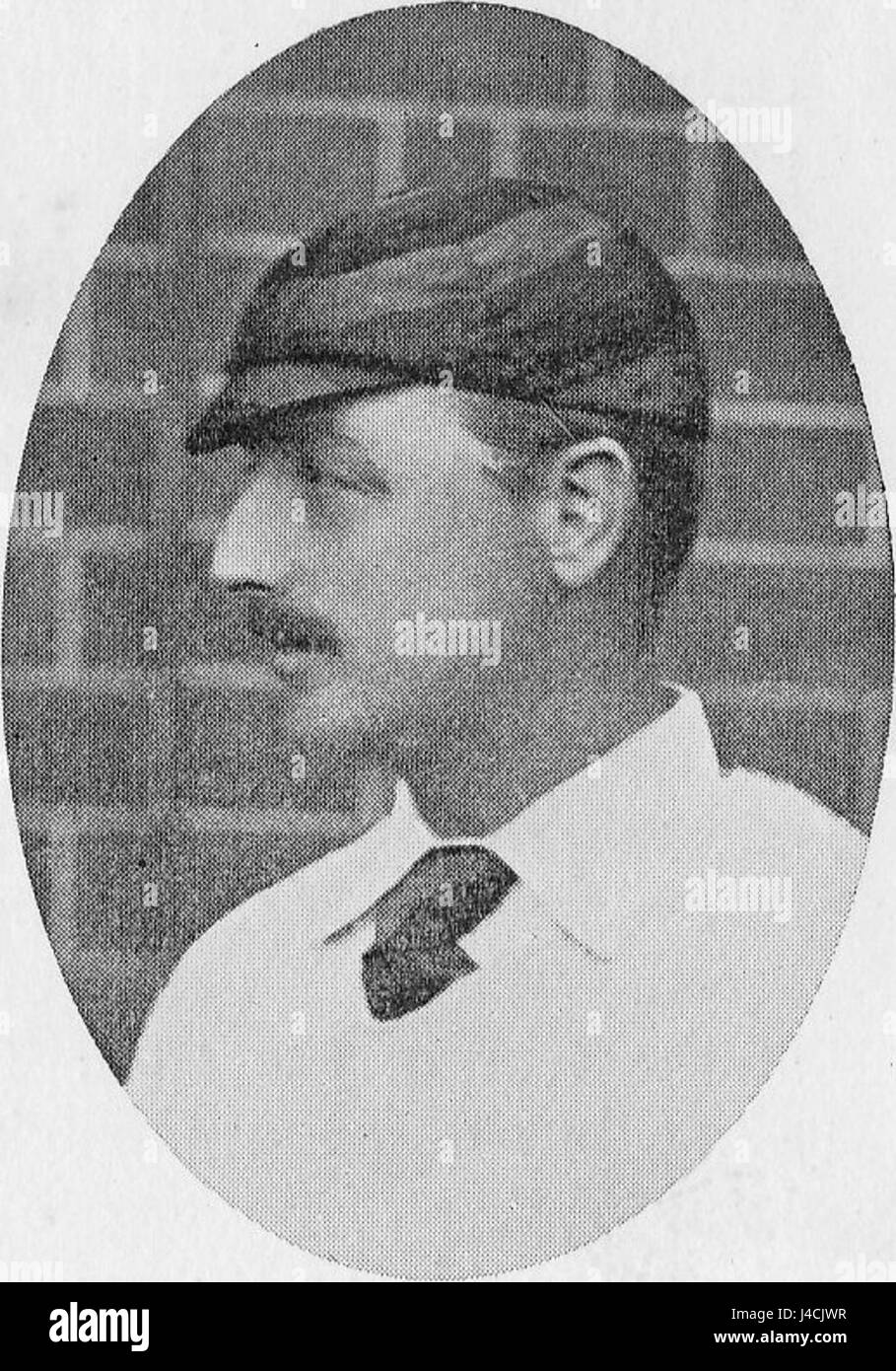 Ranji 1897 Seite 405 4 C. E. de Trafford Stockfoto