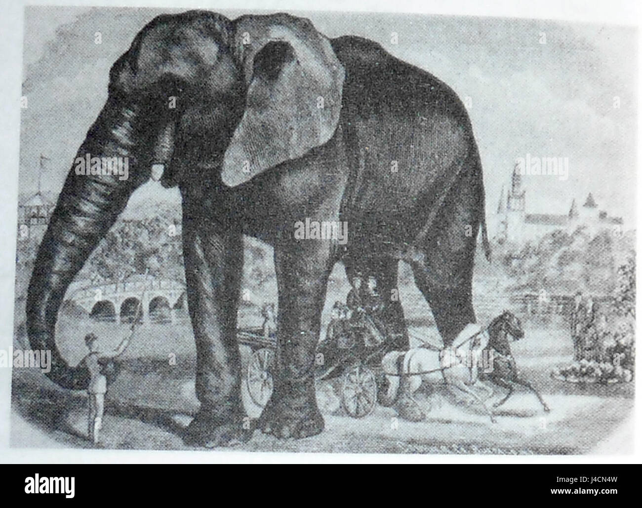 Riesenjumbo bezieht sich auf eine große oder übergroße Version eines Standardobjekts, wahrscheinlich auf eine Marke oder ein Konzept, die mit außergewöhnlicher Größe, Größe oder Wirkung in ihrem jeweiligen Bereich verbunden ist. Stockfoto
