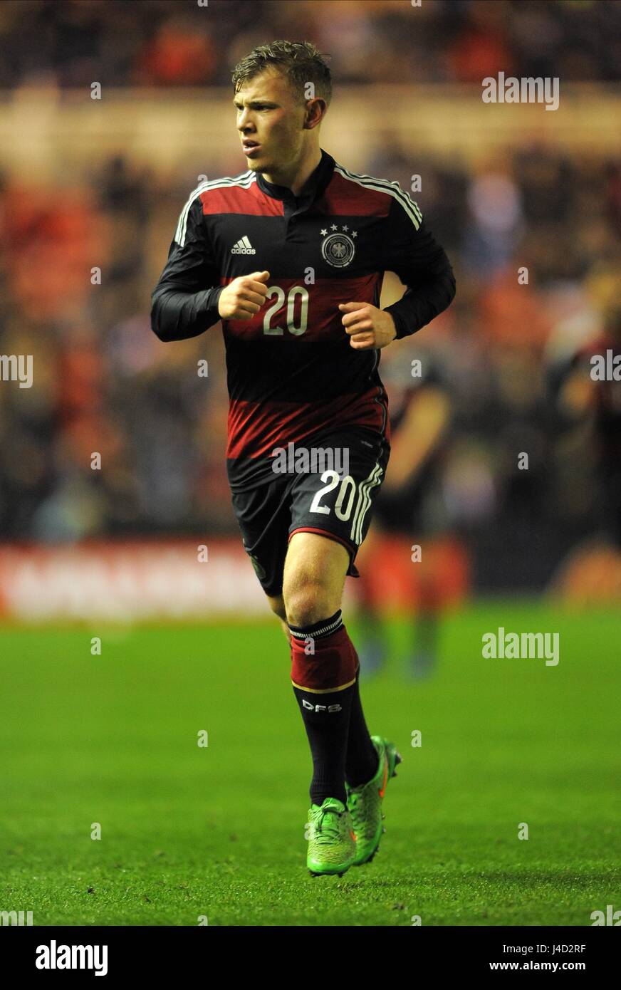 MAX MEYER Deutschland U21 FC SCHALKE 04 Deutschland U21 & SCHALKE 04 RIVERSIDE STADIUM MIDDLESBROUGH ENGLAND 30. März 2015 Stockfoto