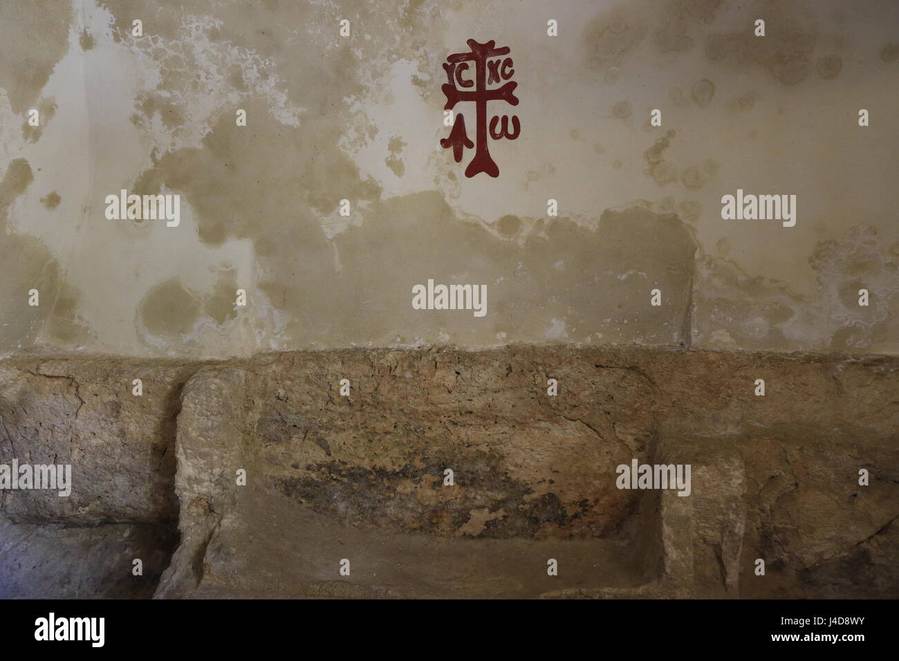 Israel, das alte Grab am Gartengrab in Ost-Jerusalem Stockfoto