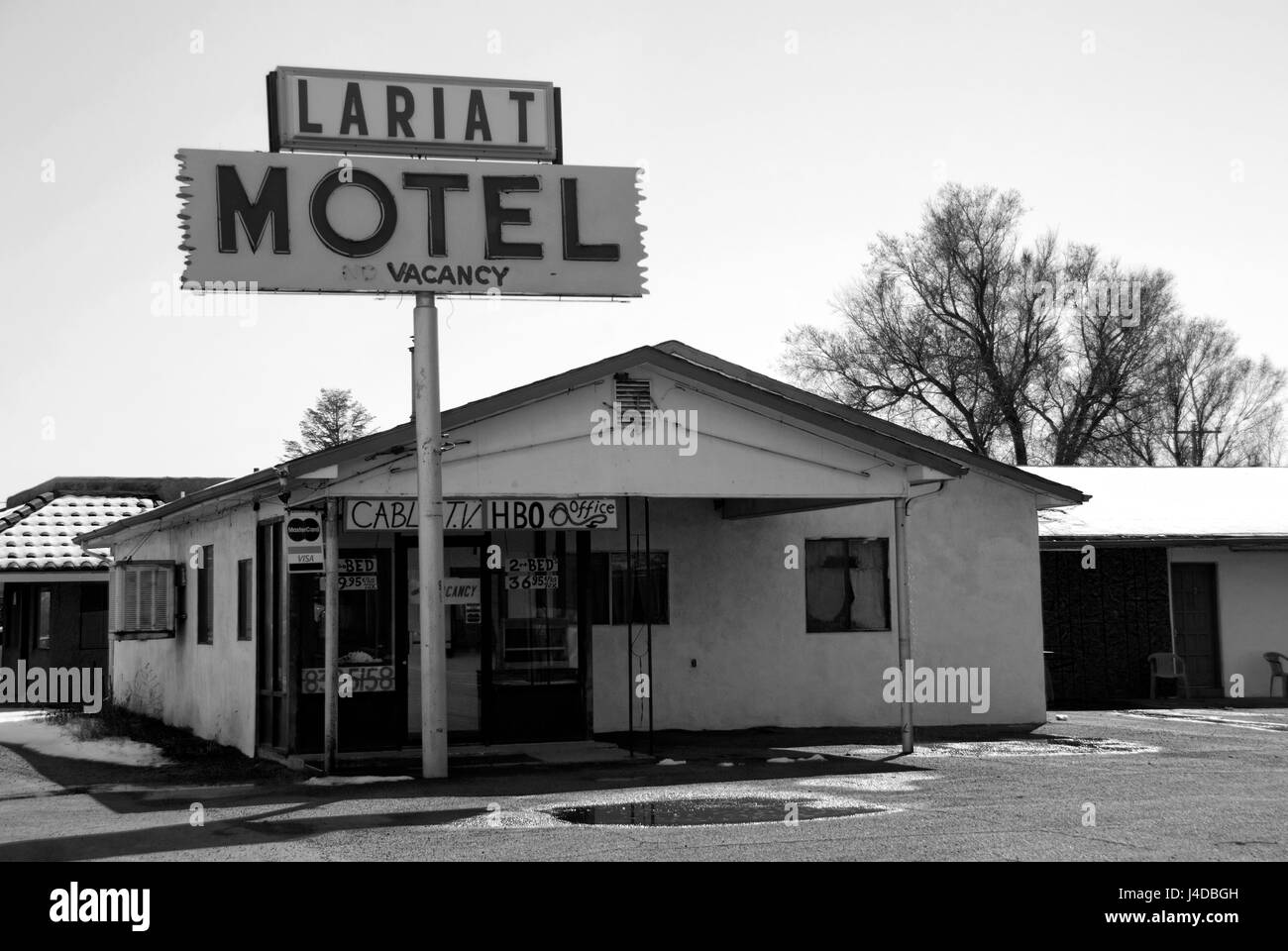 Lariat Motel Stockfoto