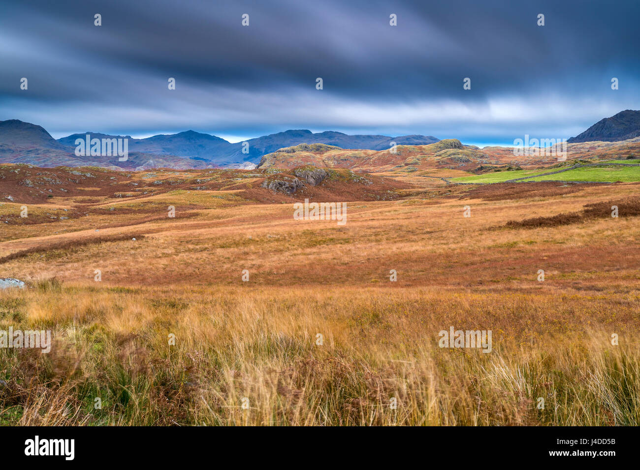 Birker fiel in der Nähe von Beckfoot, Nationalpark Lake District, Cumbria, England, Vereinigtes Königreich, Europa. Stockfoto