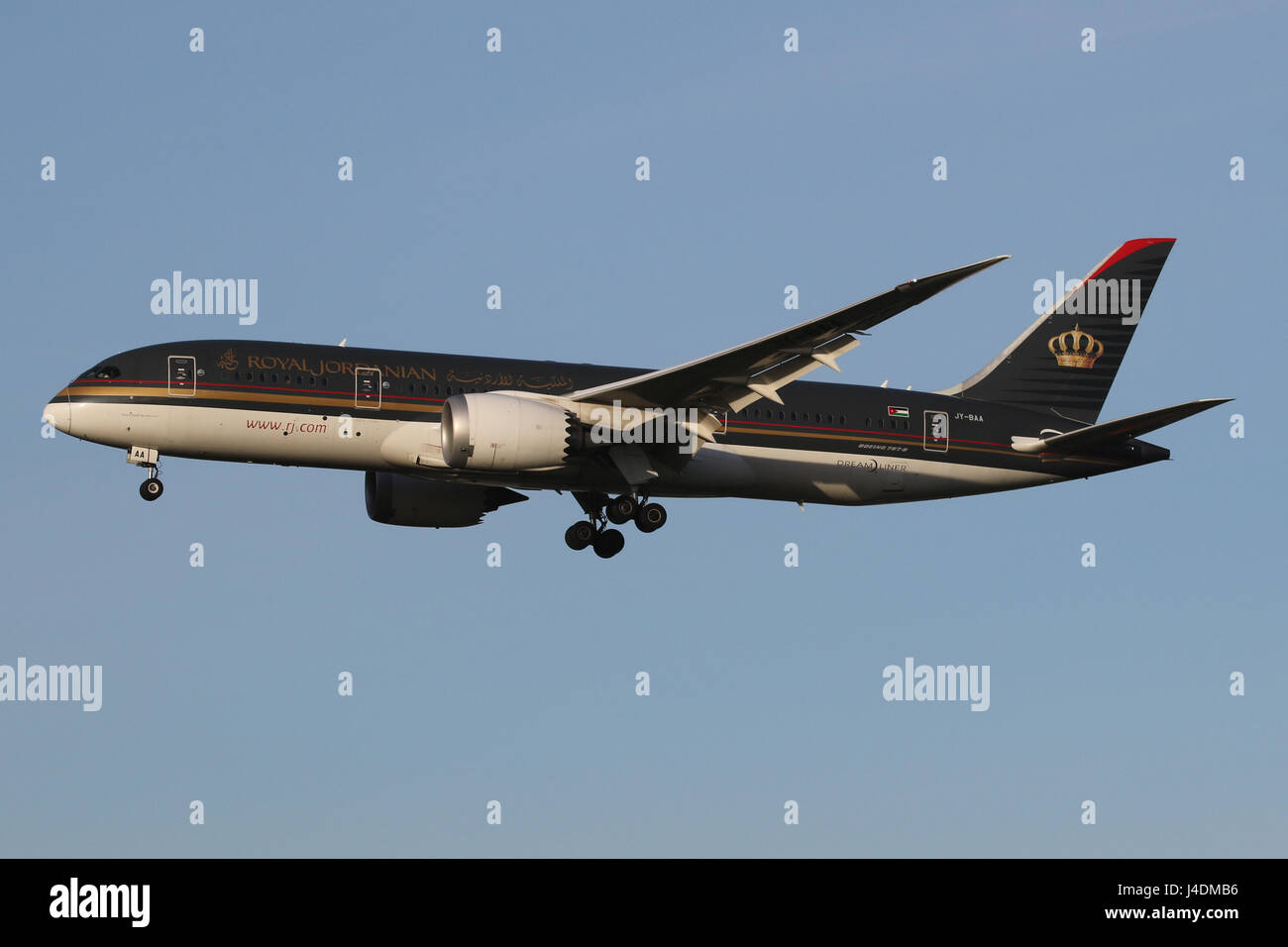 ROYAL JORDANIAN 787 Stockfoto