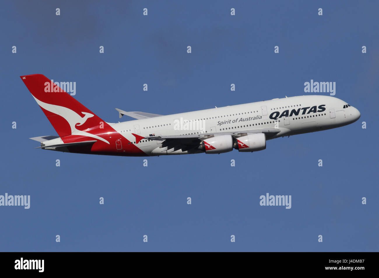 QANTAS A380 Stockfoto