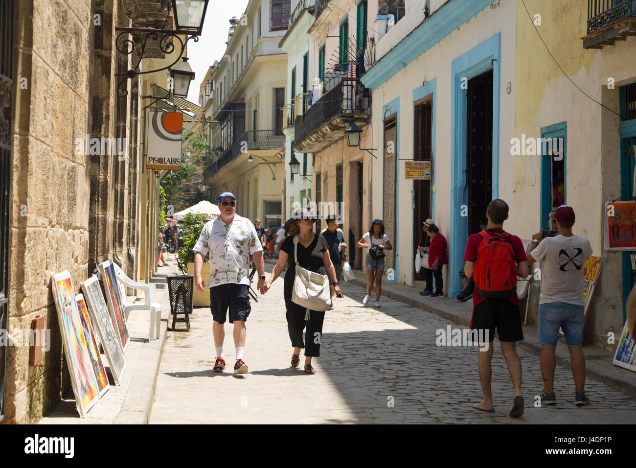 Blick auf die Altstadt Havanna, Kuba Stockfoto