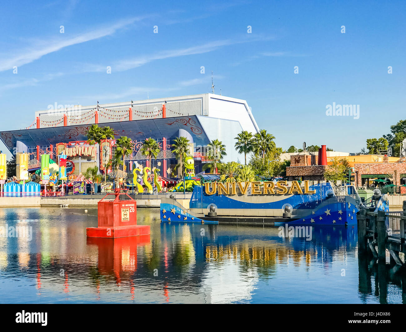 San Francisco-Architektur der Universal Studios Orlando Stockfoto