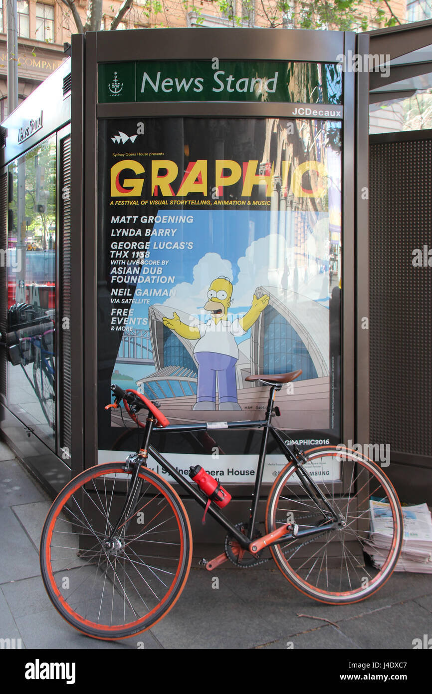 Martin Platz in Sydney (Australien). Stockfoto