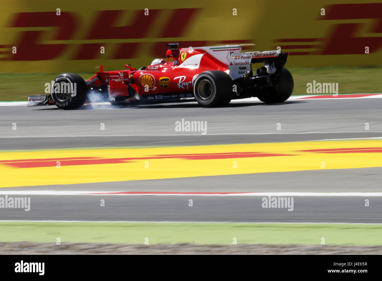 Barcelona, Spanien. 12. Mai 2017. Motorsport: FIA Formel 1 Weltmeisterschaft 2017, Grand Prix von Spanien, #5 Sebastian Vettel (GER, Scuderia Ferrari), Credit: Dpa/Alamy Live-Nachrichten Stockfoto