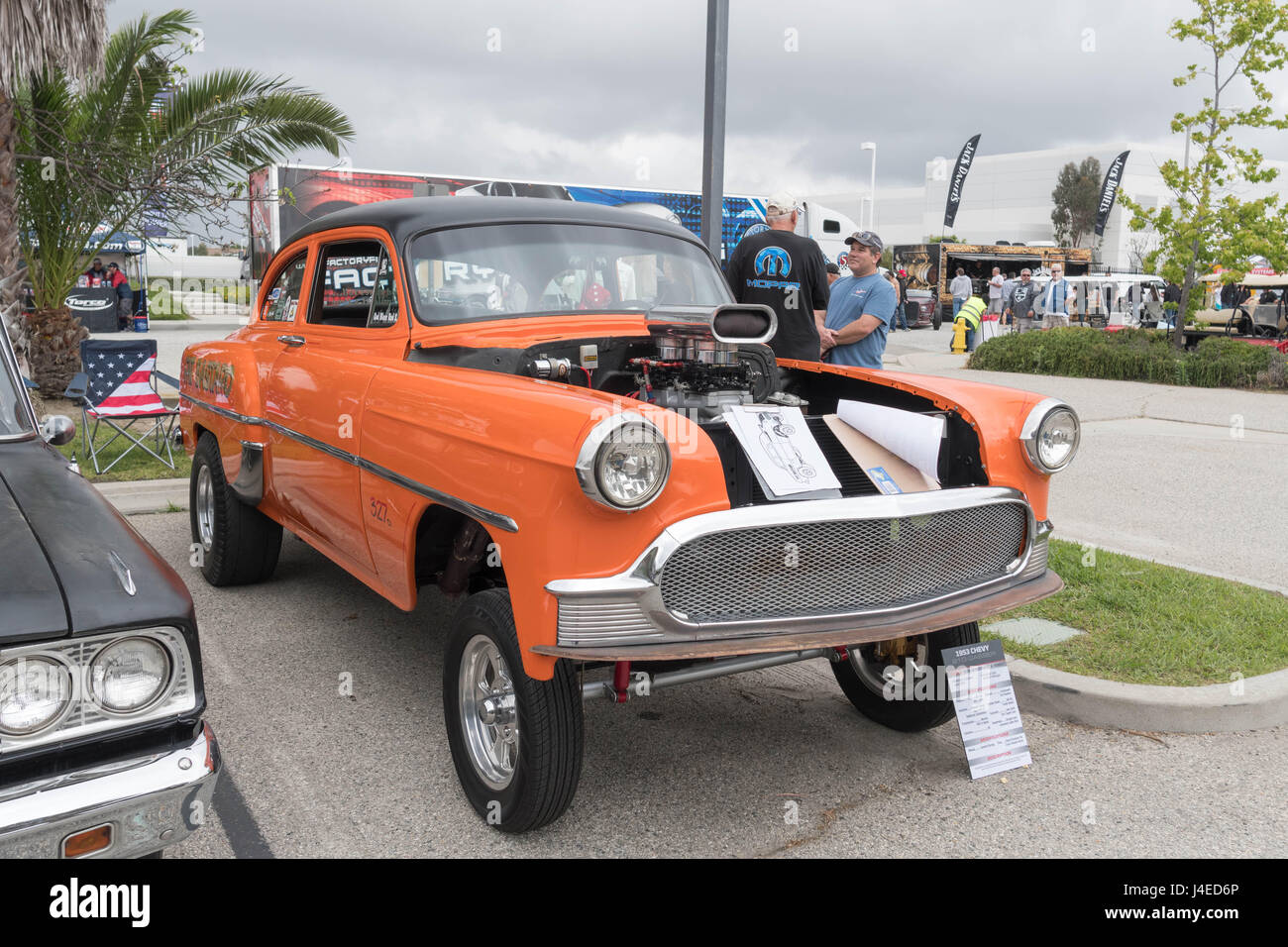 Torrance, USA – 5. Mai 2017: Chevrolet 210 Gasser 1953 auf dem Display während der 12. jährliche Edelbrock Car Show. Stockfoto