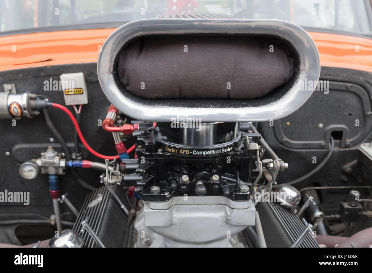 Torrance, USA – 5. Mai 2017: Chevrolet 210 Gasser 1953 auf dem Display während der 12. jährliche Edelbrock Car Show. Stockfoto