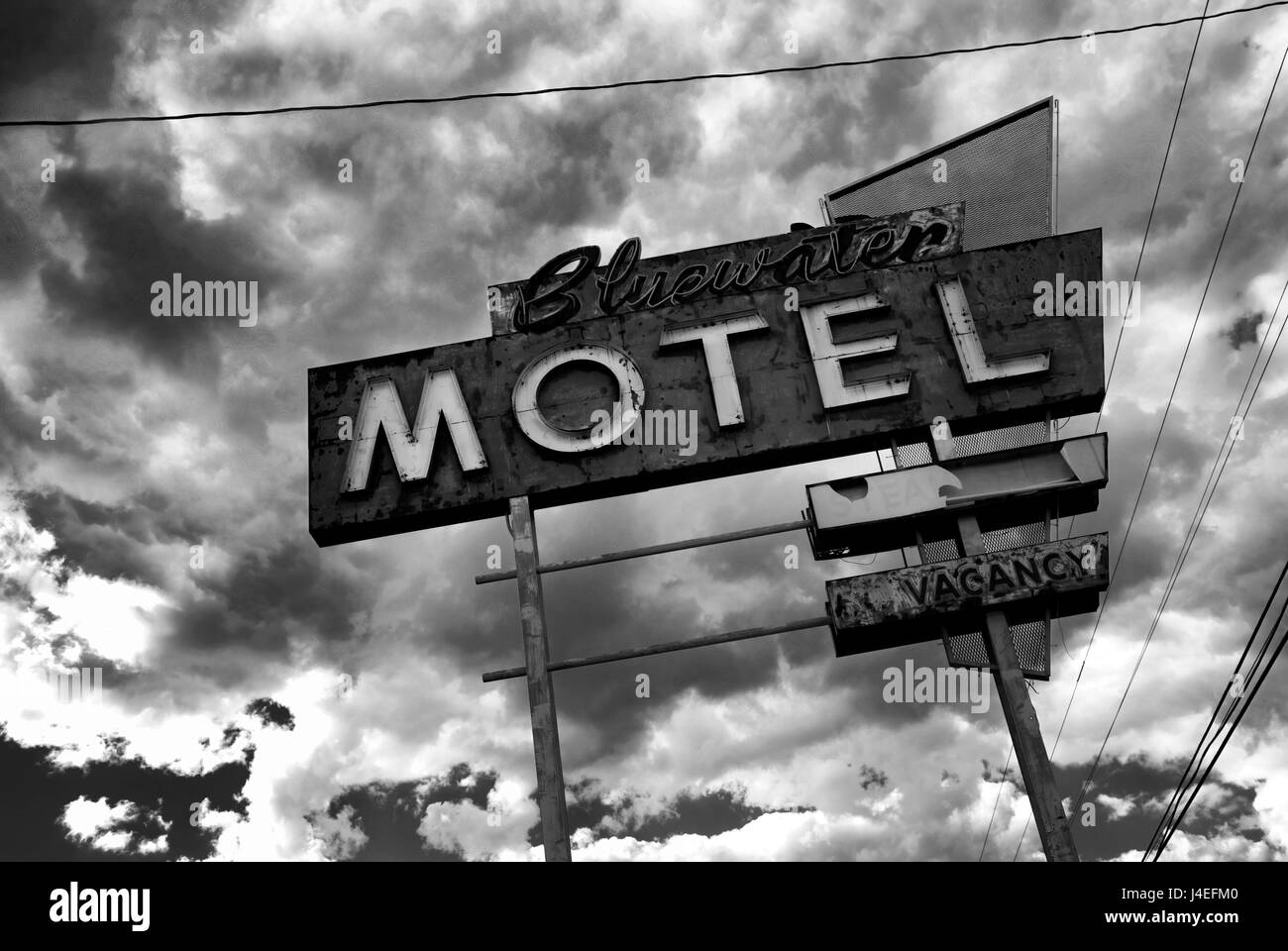 Bluewater Motel Stockfoto