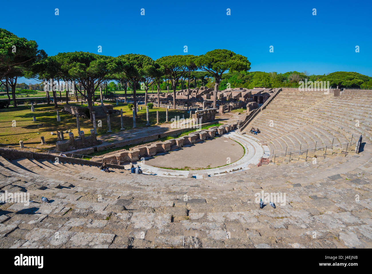 Alte römische stadt von ostia antica Fotos und Bildmaterial in hoher